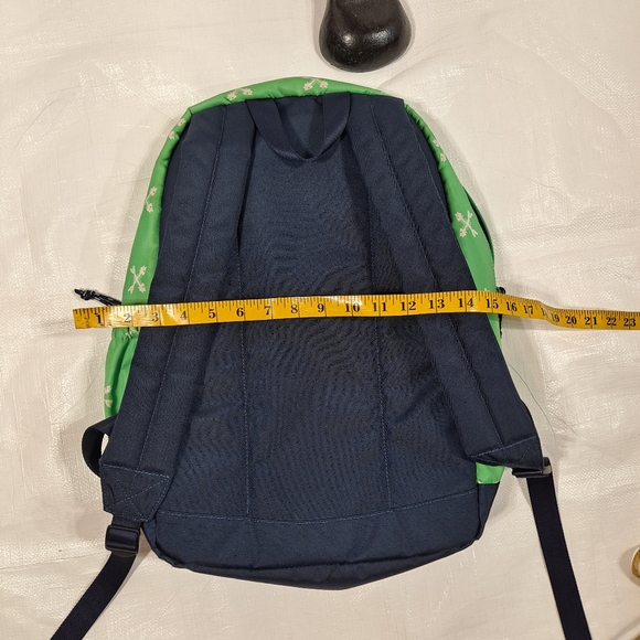 Vineyard Vines Green Fish Bones Backpack